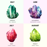 Ballonhond Geboortesteen Ketting Zilver