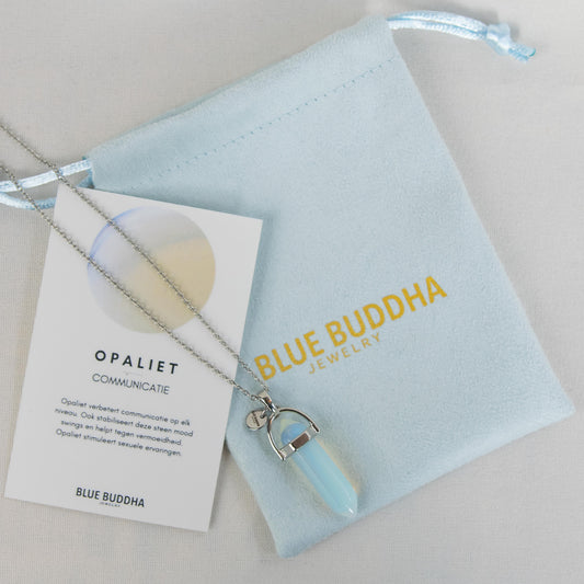 Ketting Hanger Opaliet (Communicatie) Zilver