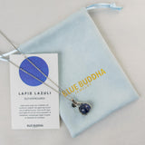 Lapis Lazuli Embrace Necklace Silver
