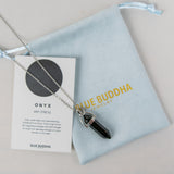 Onyx Embrace Halskette Silber