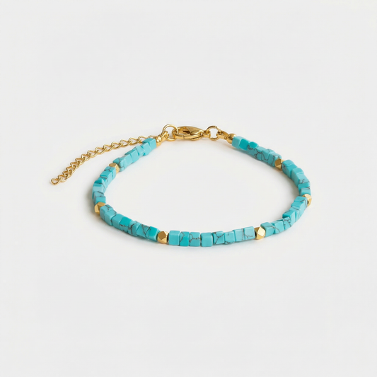 Türkisarmband Gold
