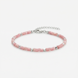 Rhodonite Bracelet Silver