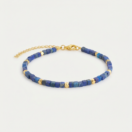 Lapislazuli Armband Gold
