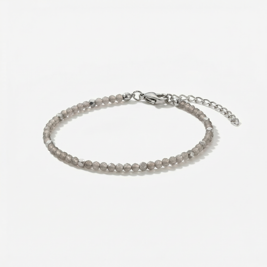 Rauchquarz-Armband Silber