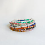 White Jade Bracelet Silver