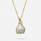 Howlith Embrace Halskette Gold