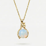 Opalit Embrace Halskette Gold