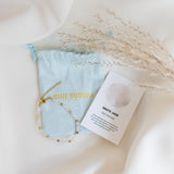 Weißes Jade Armband Gold