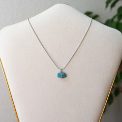 Gemstone Necklace Raw Apatite (Focus) Stone Gold