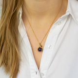 Amethyst Embrace Ketting Goud