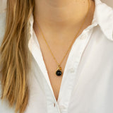 Onyx Embrace Ketting Goud
