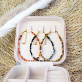 Zwarte Agaat Armband Zilver