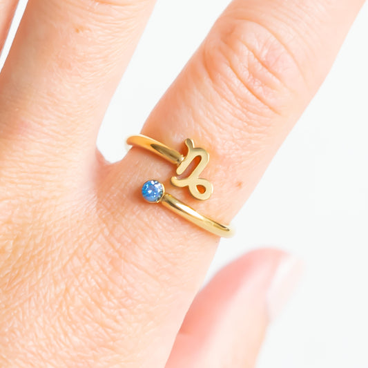 Sterrenbeeld Ring Steenbok