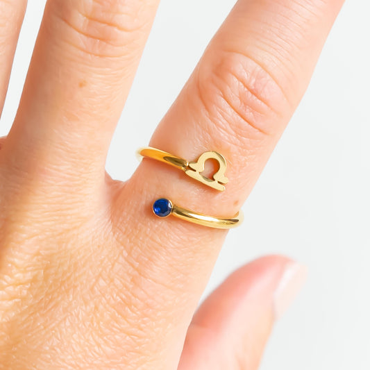 Sterrenbeeld Ring Weegschaal